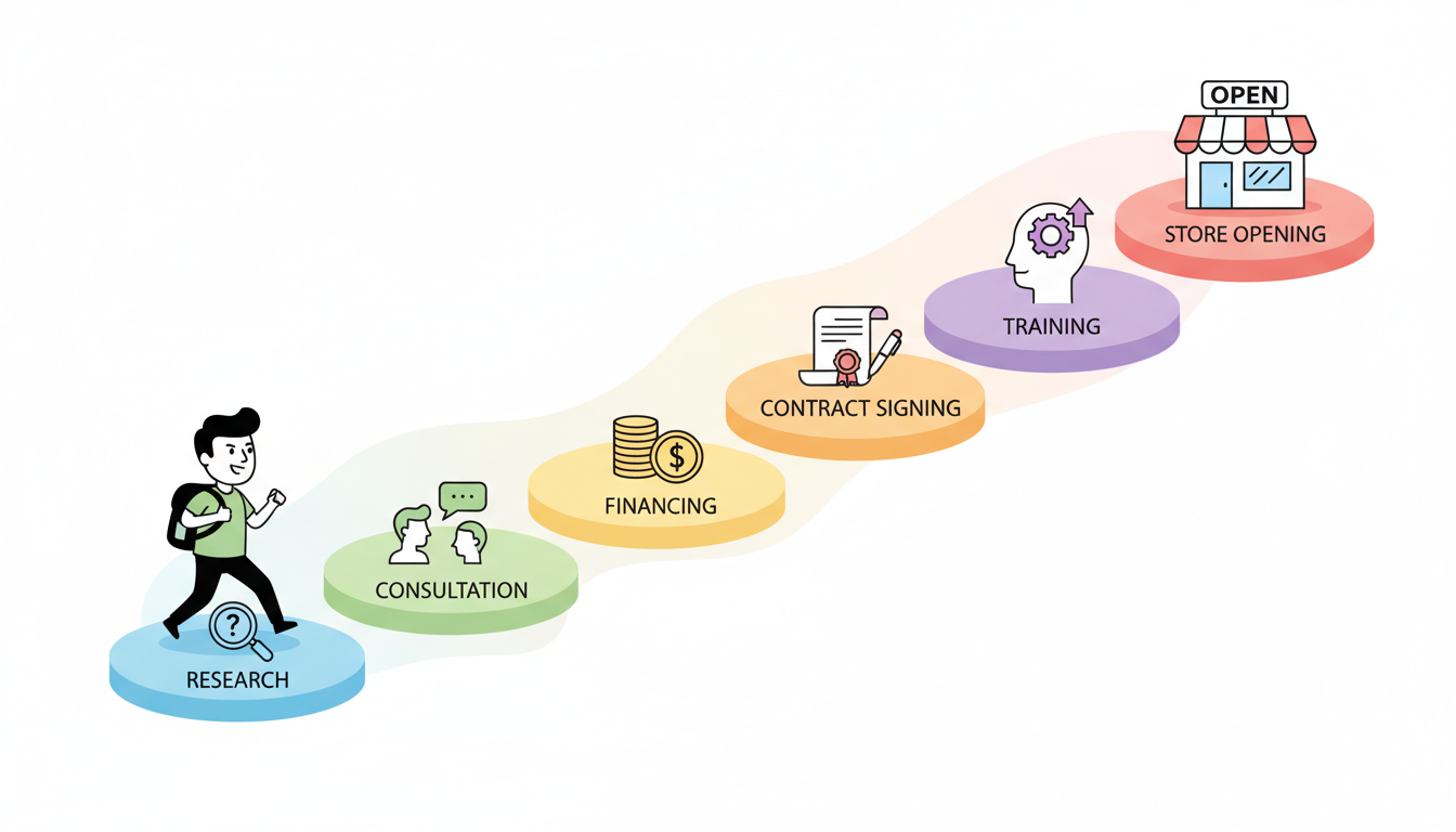 フランチャイズで独立するための具体的なステップ