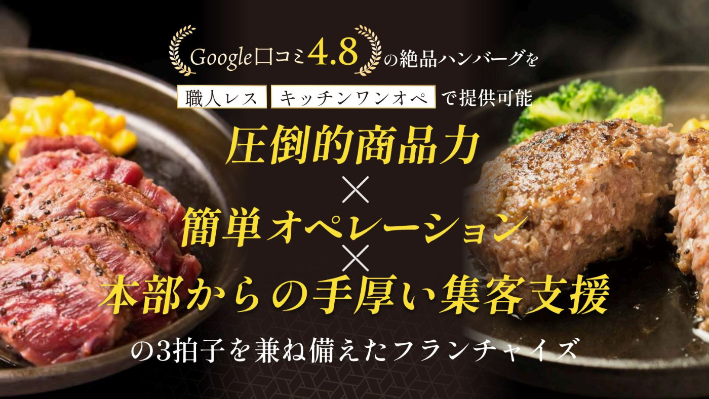 とろけるハンバーグ福よし