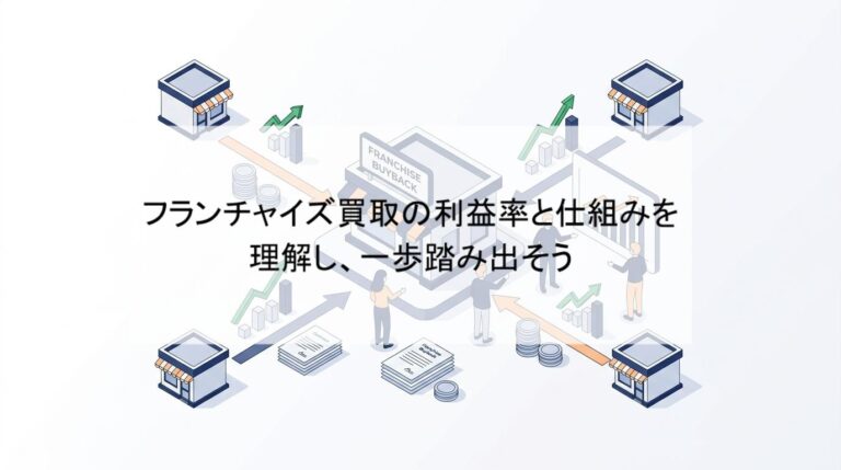 フランチャイズ買取ビジネスの基本と利益の考え方