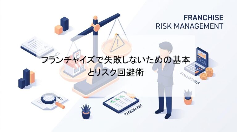 フランチャイズで失敗しないための基本視点を整理する