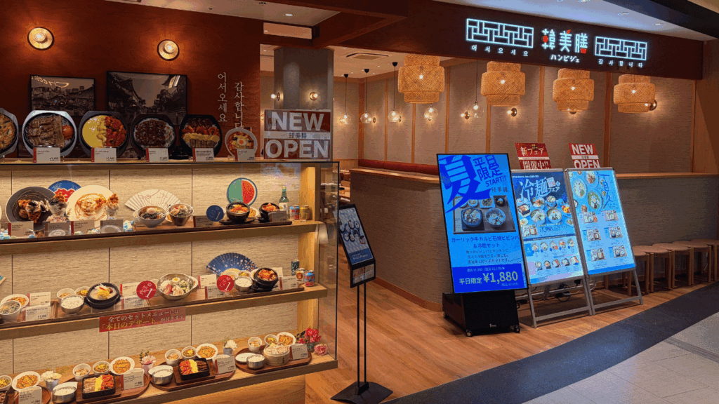韓国業態出店No.1の実績と、大型商業施設への強固な出店力