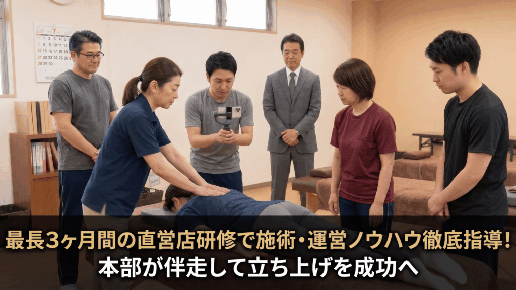 【未経験でも安心】オープン後1ヶ月間・指導員を20回派遣！手厚すぎる現場サポート