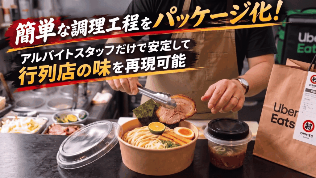 仕込みわずか＆職人いらずの「超・簡単オペレーション」