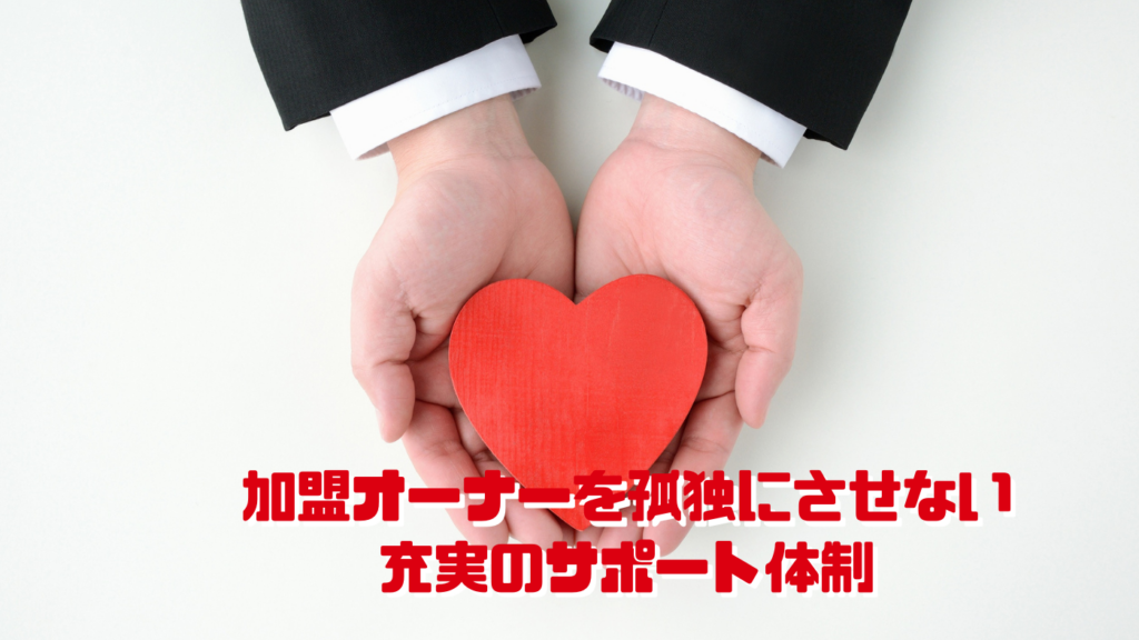 【万全のサポート】物件調査から販促まで本部がフルバックアップ